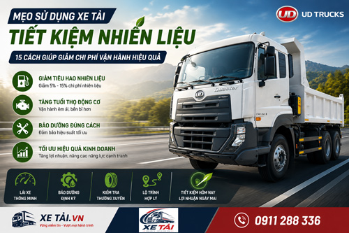 Mẹo sử dụng xe tải tiết kiệm nhiên liệu | Giảm chi phí vận hành